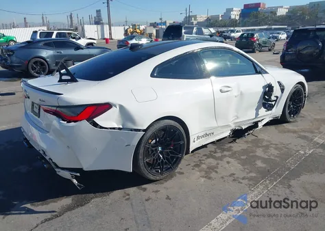 2021 BMW M4 из США, поврежденный, VIN WBS53AZ09MCH15574